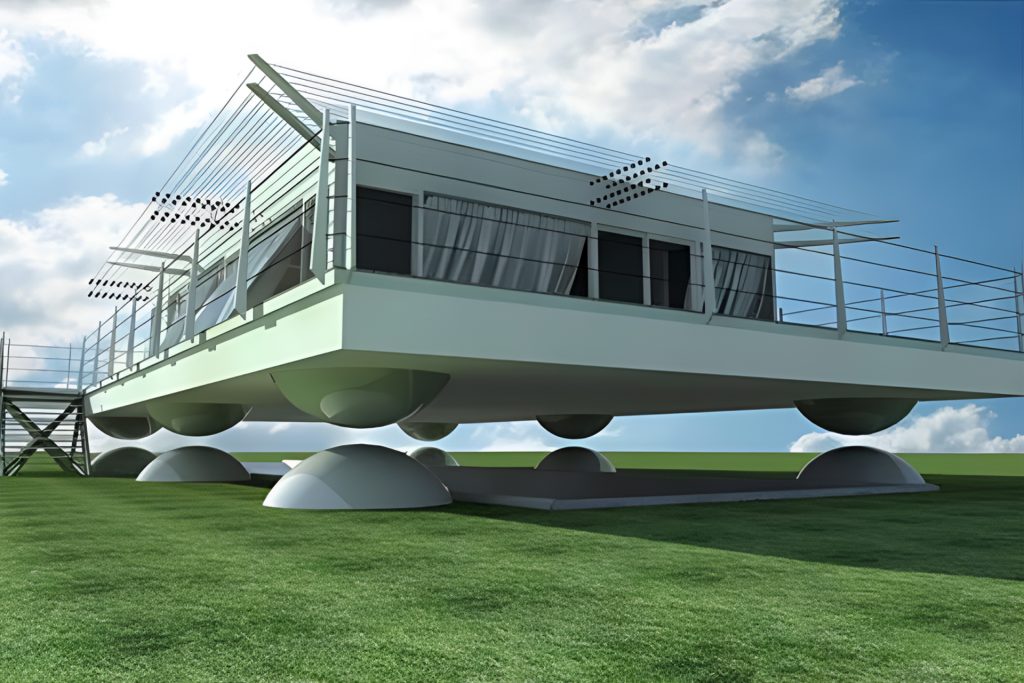 بالفيديو.. تقنية المنازل اليابانية الطافية للحماية من الزلازل