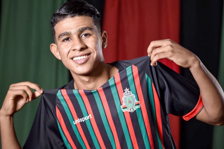 صورة عدد 5 ـ لاعب الجيش الملكي المغربي أيوب أيت خاسو ـ حساب الجيش الملكي الرسمي على منصة فيسبوك