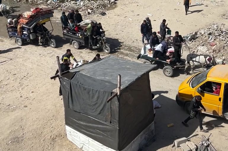 نزحت عائلات بأكملها من مدينة بيت لاهيا شمال قطاع غزة