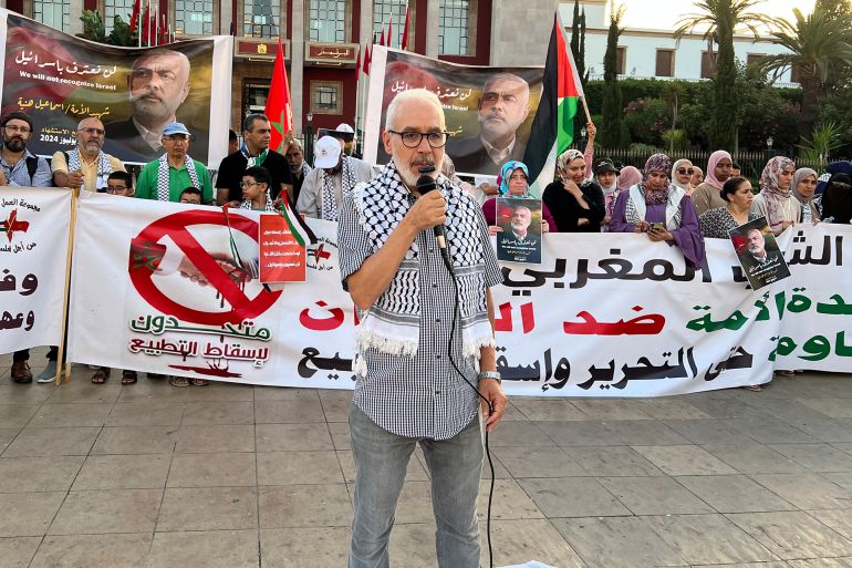 عبد الرحيم الشيخي القيادي في مجموعة العمل الوطنية من أجل فلسطين