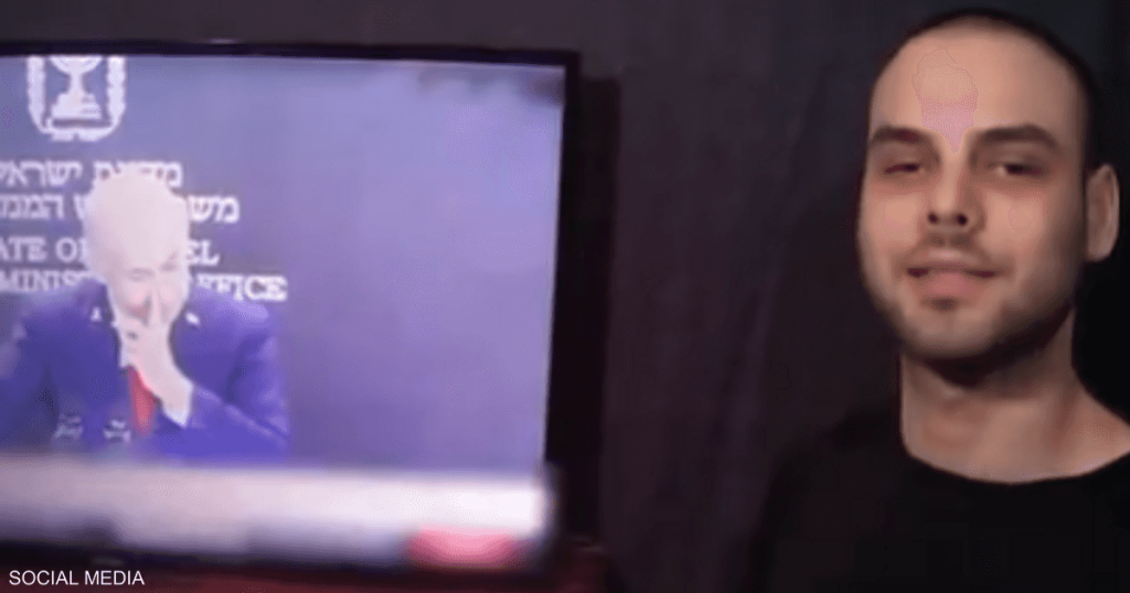 حماس تنشر تسجيلا لرهينة إسرائيلي “وهو يشاهد كلمة لنتنياهو”