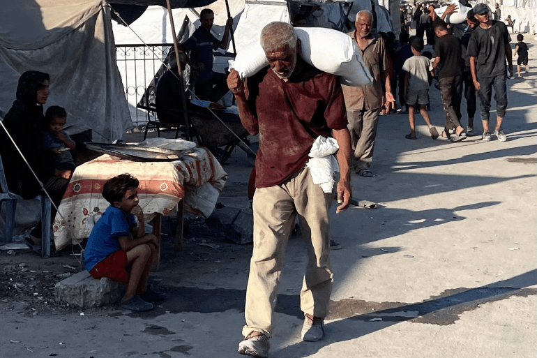 مشهد من البؤس صنعه النزوح والجوع شمال غزة