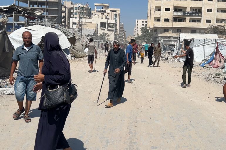 -6 تدمير البرج أثار حالة من الهلع بين السكان وتسبب بتشريد عشرات العائلات