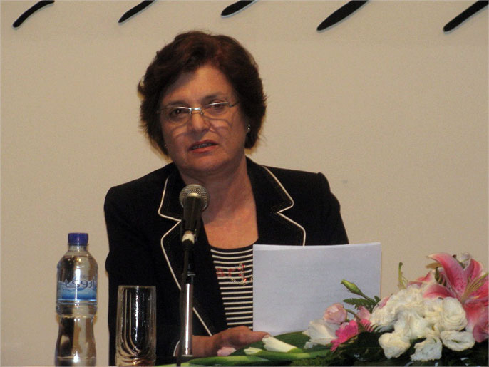 الروائية الفلسطينية سحر خليفة في حديثها تجربة الكتابة النسوية