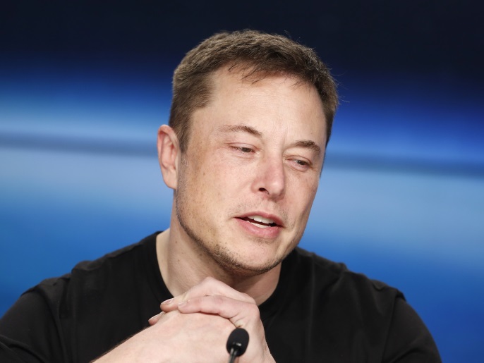 SpaceX founder Elon Musk speaks at a press conference following the first launch of a SpaceX Falcon Heavy rocket at the Kennedy Space Center in Cape Canaveral, Florida, U.S., February 6, 2018. REUTERS/Joe Skipper