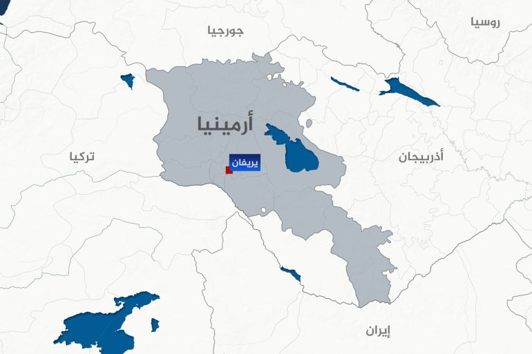 تصميم خاص خريطة أرمينيا