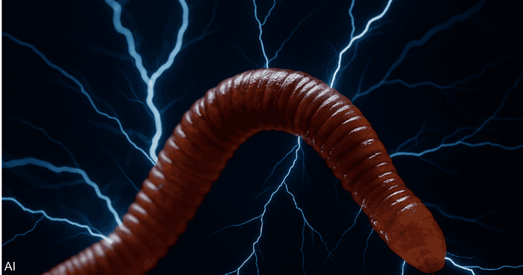 علماء يكتشفون دودة تصطاد فريستها بالكهرباء