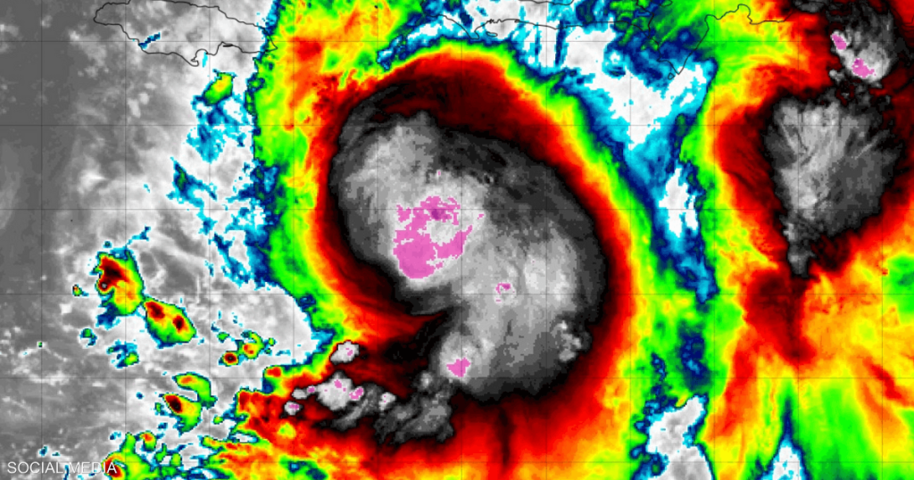 العاصفة “ميليسا” تهدد الكاريبي بفيضانات كارثية