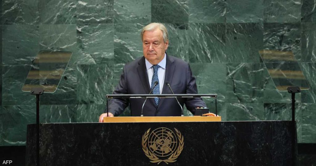 غوتيريش يدعو لإنهاء الأعمال القتالية في غزة والمنطقة “الآن”