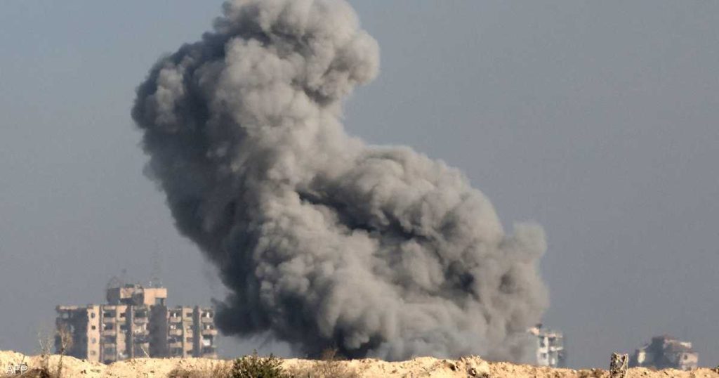 سلاح الجو الإسرائيلي يشن هجوما في غزة