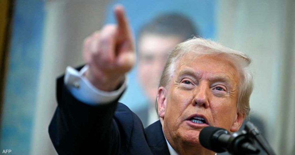 ترامب يهدد حماس بعمل عسكري إذا “تصرفت بشكل سيء”