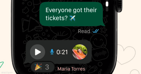 واتساب تطلق نسخة خاصة من تطبيقها لساعات “أبل”