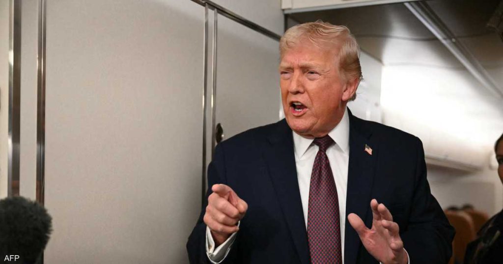 ترامب يلوح بالتحرك قبل اجتماع محتمل مع طهران