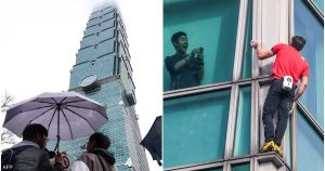 فيديو مذهل.. أميركي يتسلق برجا شاهقا “بيديه العاريتين”