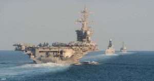 حاملة الطائرات لينكولن “في الطريق” وسط تصاعد التوتر مع إيران