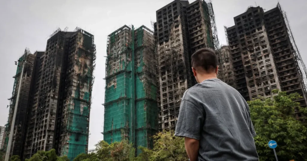 الحكومة تعرض شراء ملكية الشقق من ضحايا حريق أبراج هونج كونج