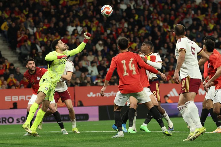 مباراة مصر وإسبانيا انتهت بالتعادل (الفرنسية)